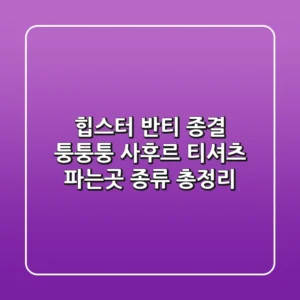 힙스터 반티 종결! 퉁퉁퉁 사후르 티셔츠 파는곳 & 종류 총정리
