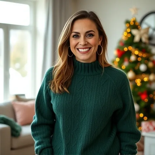 따뜻함과 스타일, 두 마리 토끼 잡는 크리스마스 니트 소재 및 기능성