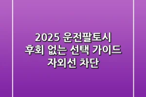 2025 운전팔토시, 후회 없는 선택 가이드 (자외선 차단)
