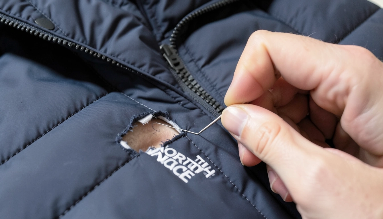 찢어진 노스페이스 패딩, 자가 수선 vs. 전문가에게 맡기기?