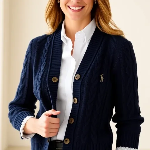 내 몸에 착! 폴로 가디건 사이즈와 소재, 핏 완전 정복