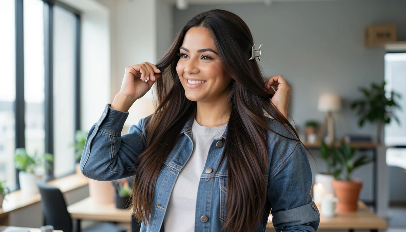 긴 머리, 숱 많은 머리도 끄떡없는 대왕집게핀 핵심 기능성 분석