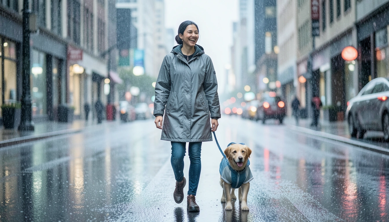 기능성 레인코트: 방수? 발수? 투습? 내게 맞는 소재와 기능 선택 가이드