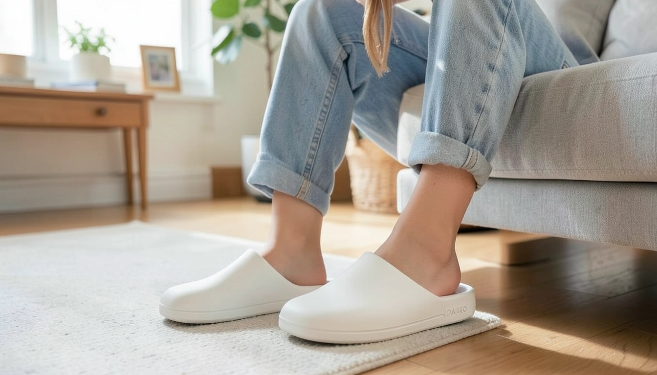 2. 완벽한 착용감의 비밀, 다이소 EVA 쪼리 소재 분석